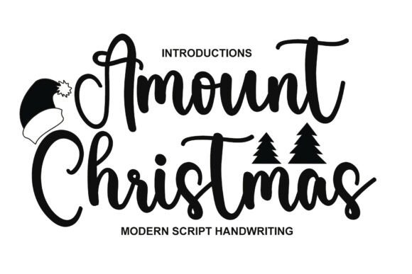 Amount Christmas: A Festive Script Font for Editors