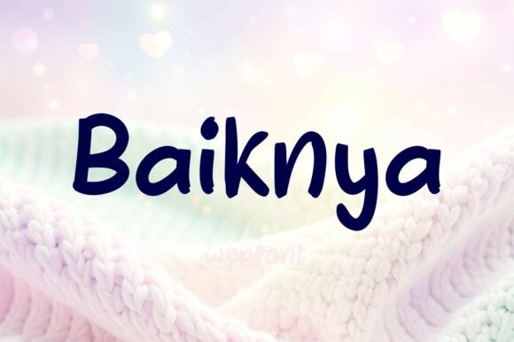 Baiknya Font: A Warm Script for Modern Web Design