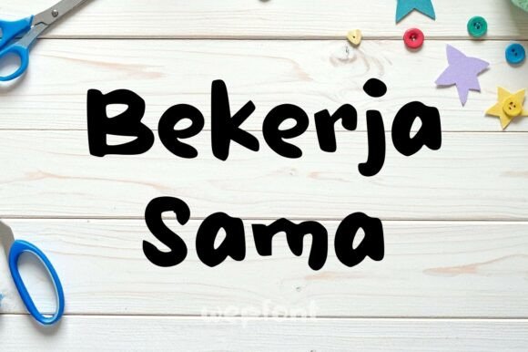Bekerja Sama: A Bold Display Font for Your Brand