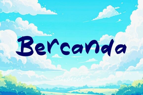 Bercanda: A Whimsical Script Font for Editorial Design