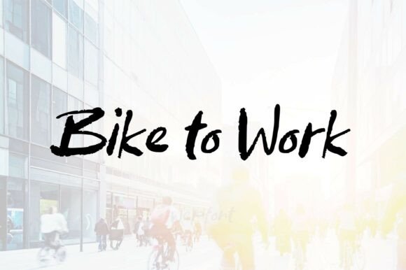 Bike to Work: A Vibrant Script Font for Digital Brands