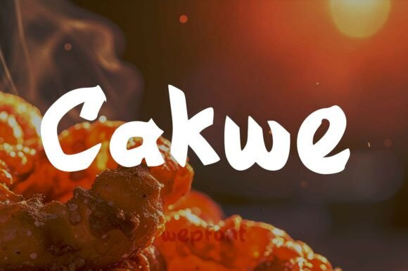 Cakwe: The Bold Handmade Font for Crafters