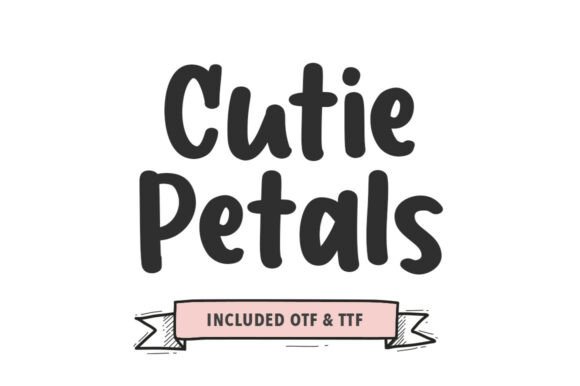 Cutie Patals: A Soft Display Font for Branding