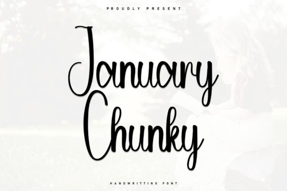 January Chunky: A Cozy Handwritten Font for Crafters