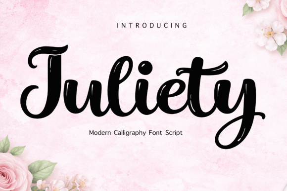Juliety: A Modern Calligraphy Script Font for Branding