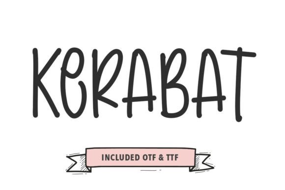 Kerabat: A Handwritten Font for Editorial Design