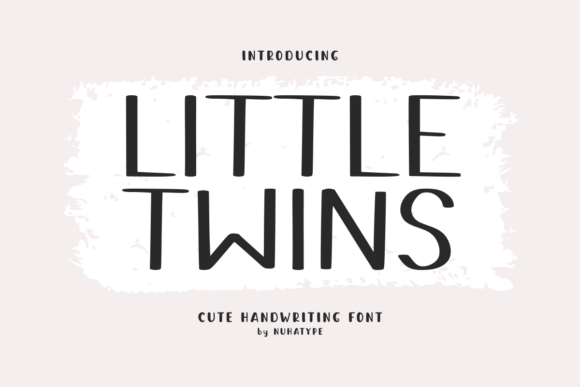 Little Twins: A Handwritten Font for Crafters