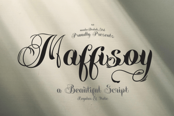 Maffisoy: A Luxury Display Font for Modern Web Design