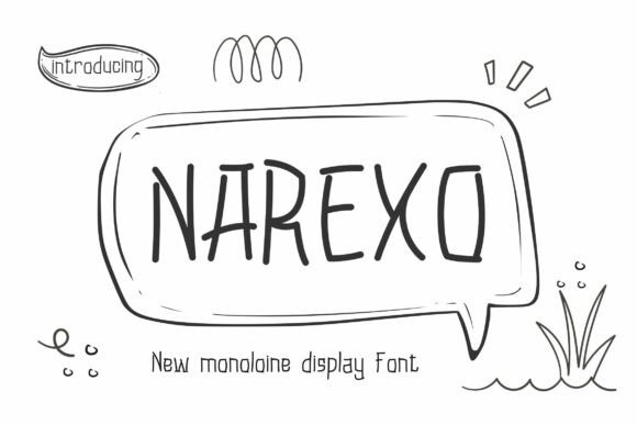 Narexo: The Playful Handwritten Font for Crafters