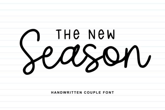 New Season Duo: A Modern Handwritten Font for Web Design