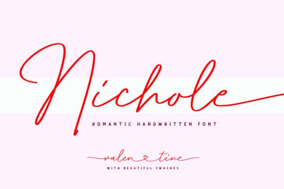 Nichole: A Handwritten Font for Elegant Branding