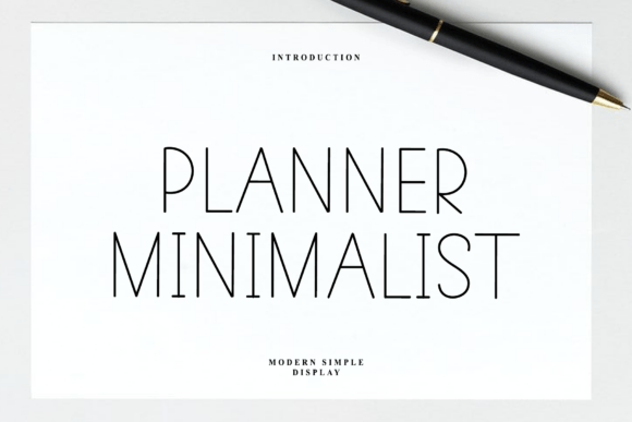 Planner Minimalist: A Timeless Handwritten Font for Web Design