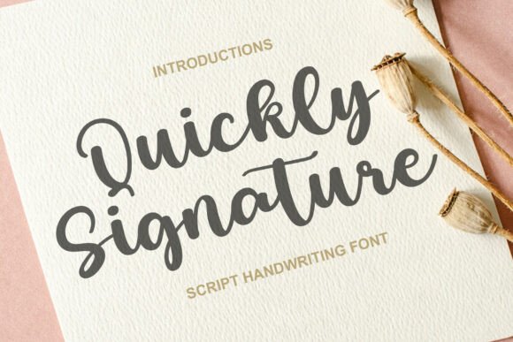 Quickly Signature Font: A Web Designer’s Review