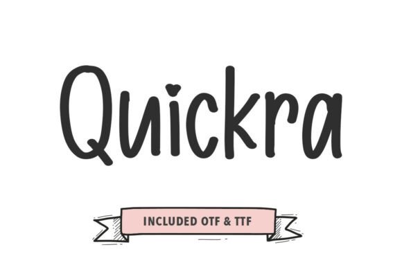 Quickra: The Handwritten Font for Bold Marketing