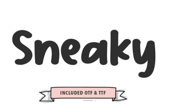 Sneaky Font: A Bold Display Typeface for Campaigns