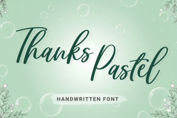 Thanks Pastel: A Warm Handwritten Font for Small Business