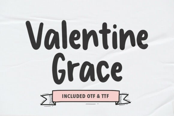 Valentine Grace: A Bold Display Font for Branding