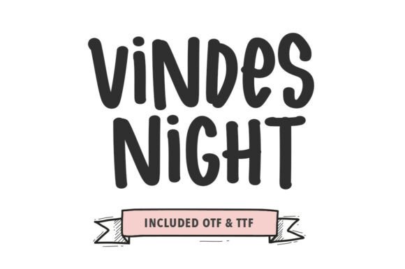 Vindes Night: A Bold Script Font for Web Design